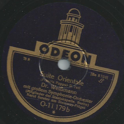 Dr. Weimann mit groem Symphonie-Orchester - Suite Orientale I + II