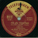 Rodgers-Duo mit Gesangs-Quartett - Das alte Försterhaus /...