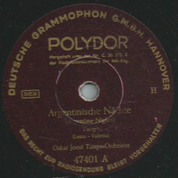 Oskar Joost Tango-Orchester - Argentinische Nchte /...