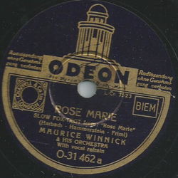 Maurice Winnick and his Orchestra - Rose Marie / Indian Love call
