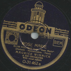 Maurice Winnick and his Orchestra - Rose Marie / Indian Love call