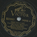 Paul Whiteman and his Orchestra - Eadie was a lady /...