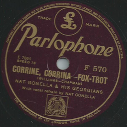 Nat Gonella & his Georgians - Corrine, Corrina / Bojangles of Harlem