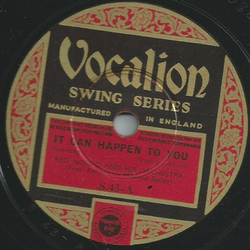 Red Norvo and his Orchestra - It can happen to you / Now that summer is gone