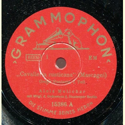 Alois Melichar mit Mitgliedern d. Orchesters d....