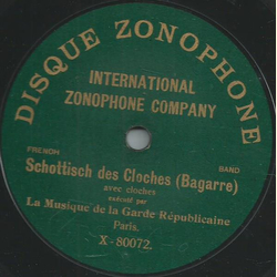 La Musique de la Garde Rpublicaine Paris - Schottisch des Cloches / Schottisch du Carillon