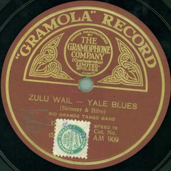 Rio Grande Tango Band  -  Zulu Wail / A Blue Serenade
