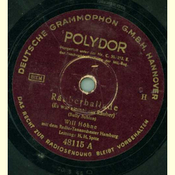 Will Höhne - Räuberballade / Der Theodor im Fußballtor