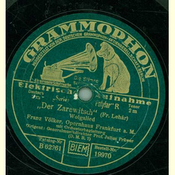 Franz Völker, Tenor - Der Zarewitsch / Die Zirkusprinzessin