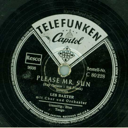 Les Baxter mit Chor - Please Mr. Sun / Blue Tango