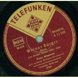 Franz Mihalovic Orch. - Gold und Silber / Wiener B�rger