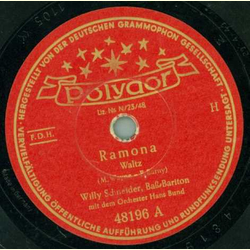 Willy Schneider - Ramona / Mrchen von Tahiti