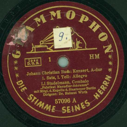 Mitgl. d. Kapelle d. Staatsoper Berlin: Dr. Helmut Wirth...