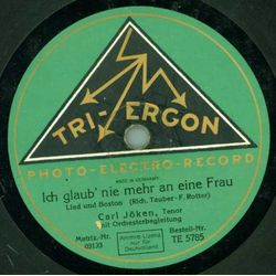 Carl Jöken - Ich glaub nie mehr an eine Frau / Deine...