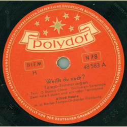 Alfred Hause Orch. - Weit du noch, Tango-Erinnerungen