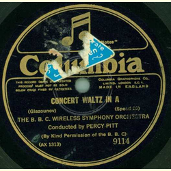 The B.B.C. Wireless Symphony Orchestra - Concert Waltz In A / Witches Dance