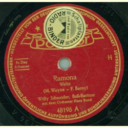 Willy Schneider - Ramona / Mrchen von Tahiti