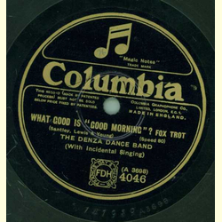 The Denza Dance Band - What good is good morning / No more worryin