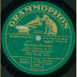 Wiener Schrammel-Quartett - Stndchen-Serenade / Samt und Seide