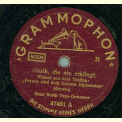 Hans Busch Tanz-Orchester - Musik, die nie erklingt / Das...