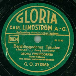 Georg Freundorfer - Gru an Obersalzberg / Berchtesgadener Freuden