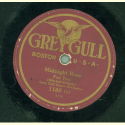 Grey Gull Dance Orchestra / Yerkes Musical Bell Hops - Midnight Rose / Blue Hoosier Blues