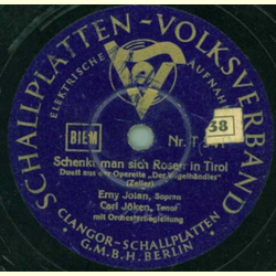 Erny Jolan und Carl Jöken - Schenkt man sich Rosen in...