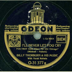 Billy Thorburn & his Music - Ill never let you cry / The Lamberty Walk
