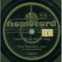 Fritz Neumann - Lieder, die die Mutter sang