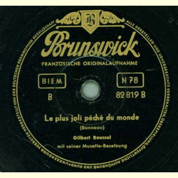 Gilbert Roussel mit seiner Musette-Besetzung - Bella-Bimba / Le plus joli pch du monde