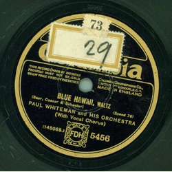 Paul Whiteman and his Orchestra - Blue Hawaii / Louise