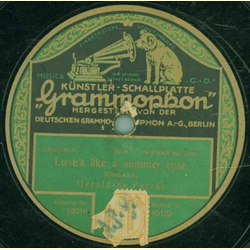 Geraldine Farrar / Frieda Hempel - Loves Like a Summer Rose / Wiegenlied: Schlafe, mein Prinzchen