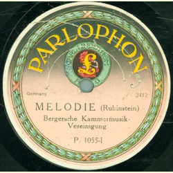Bergersche Kammermusik-Vereinigung - Melodie / Reverie