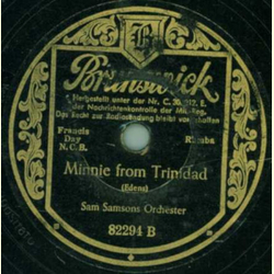 Sam Samsons-Orchester - Too beautiful to last / Minnie from Trinidad