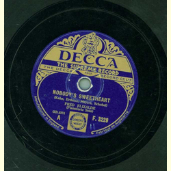 Fred Elizalde - Nobodys Sweetheart / Allahs Holiday 