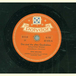 Willy Schneider - Das sind die alten Geschichten /...