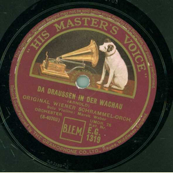 Marek Weber, Original Wiener-Schrammel-Orchester - Da draussen in der Wachau / Mei Muatter war a Wienerin