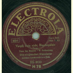 Die singenden Wanderer - Vergiß mein nicht, Blauäugelein...