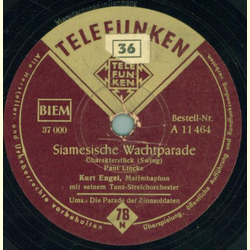 Kurt Engel, Marimbaphon mit seinem Tanz-Streichorchester...