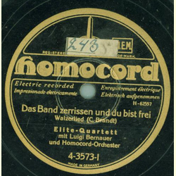 Luigi Bernauer / Alfred Wegener - Das Band zerissen und du bist frei / Waldeslust