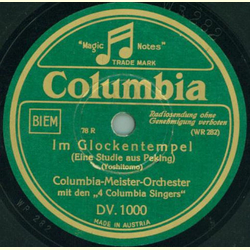 Columbia-Meister-Orchester mit den 4 Columbia Singers -...