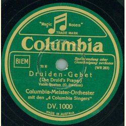 Columbia-Meister-Orchester mit den4 Columbia Singers - Im Glockentempel / Druiden-Gebet