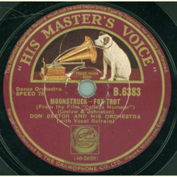 Don Bestor and his Orchestra - Learn to croon / Moonstruck