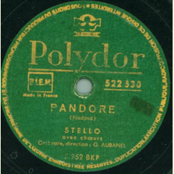 Stello avec choeurs - Pandore / Auprs de ma blonde