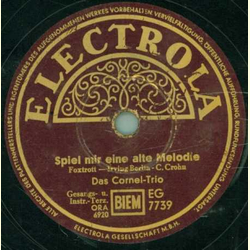 Das Cornel-Trio - Spiel mir eine alte Melodie / Hoffnungslos
