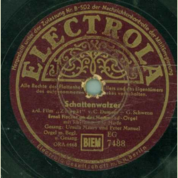 Ursula Maury und Peter  Manuel - Schattenwalzer / Bolero