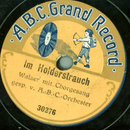 A.-B.-C.-Orchester - Im Holderstrauch / Zigeunerleben