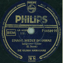 Die Kilima Hawaiians - Einmal wieder in Hawaii / Es war...