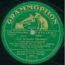 Franz Vlker - Der lachende Ehemann / Bruder Straubinger