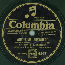 Layton und Johnstone - Any time anywhere / Shepherd of the hills